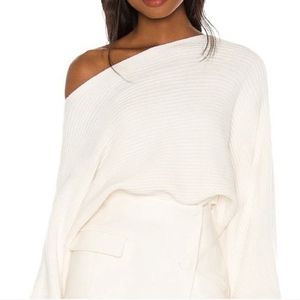 Iso lovers and friends olivia off the shoulder sweater